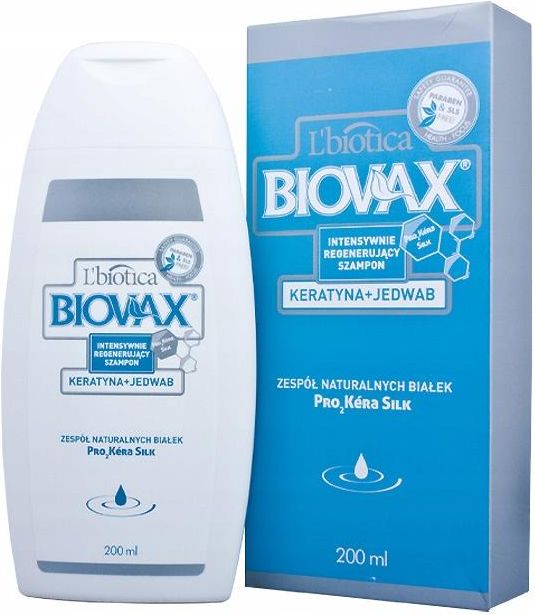 szampon do włosów biovax z kreatyną