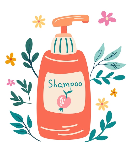 szampon do włosów clipart