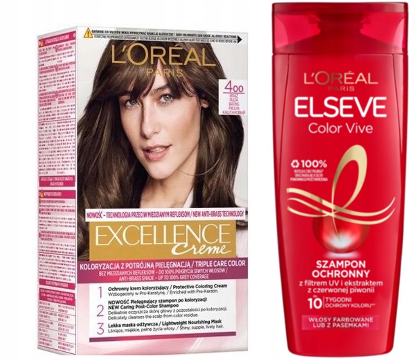 szampon koloryzujący czerwony loreal