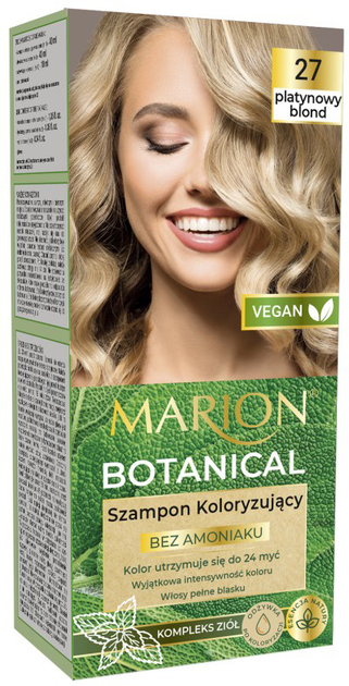 szampon koloryzujący marion platynowy blond