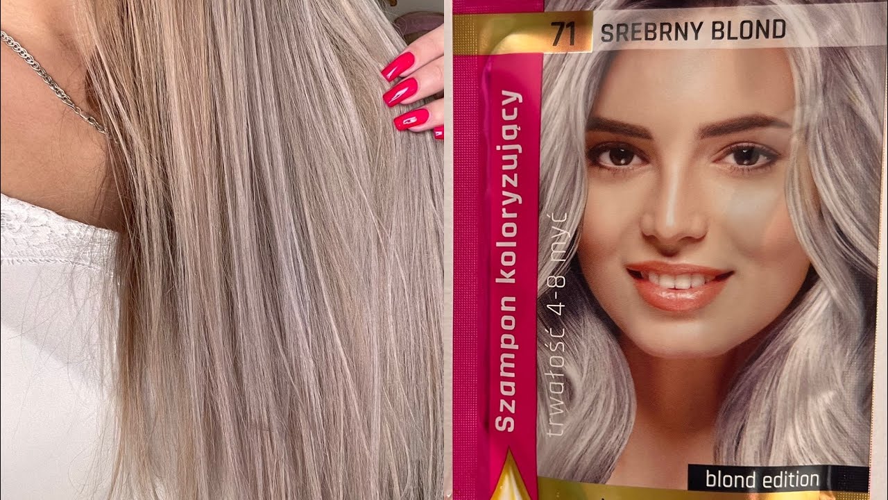 szampon koloryzujący włosy siwe