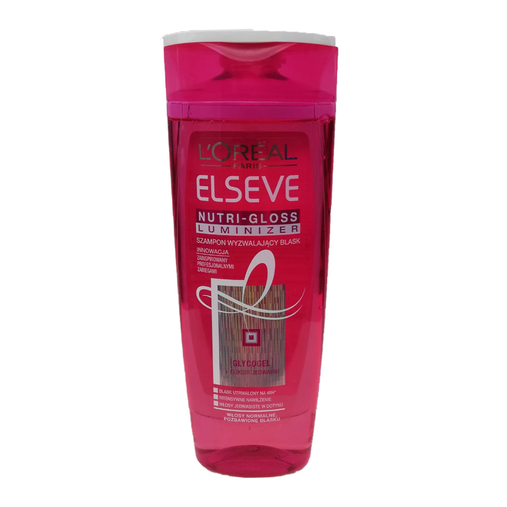 szampon loreal elseve nutri gloss luminizer 400 ml