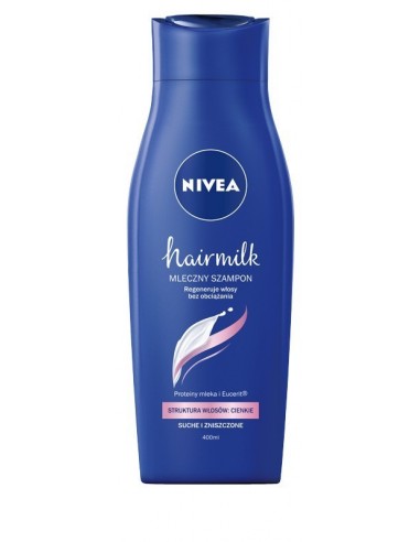 szampon nivea hairmilk włosy cienkie