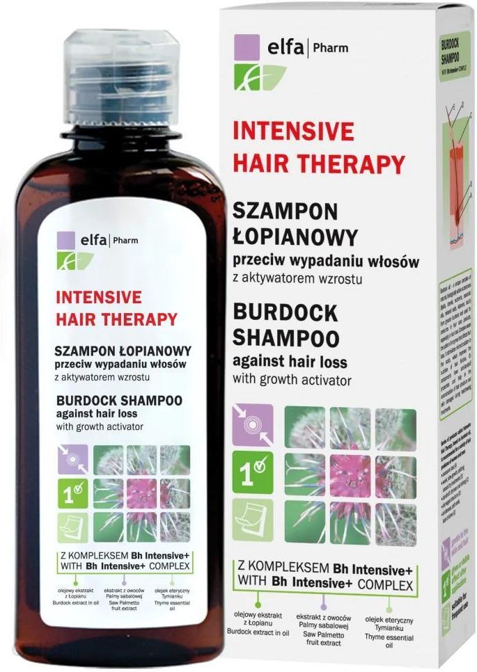szampon łopianowy intensive hair therapy