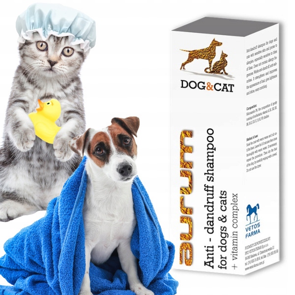szampon przeciwłupieżowy dla kotów
