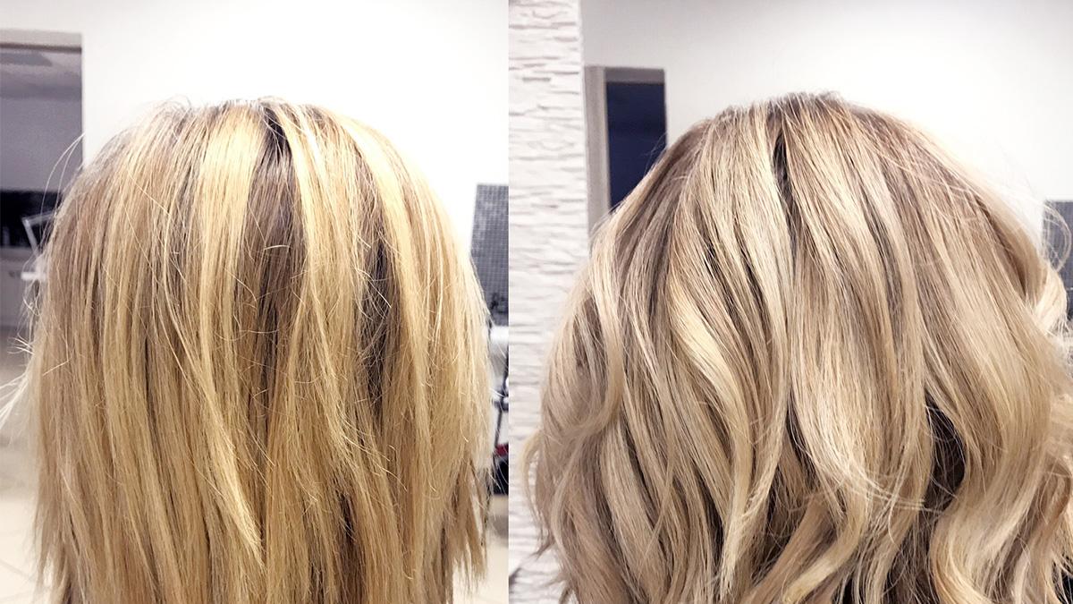 szampon przyciemniający włosy blond
