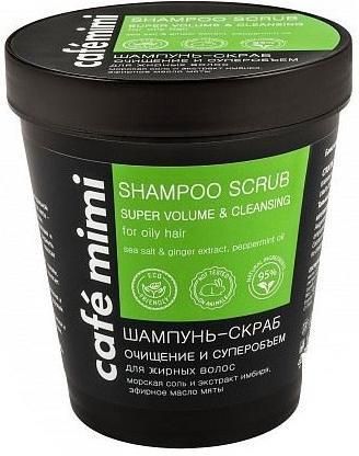 szampon-scrub do włosów tłustych oczyszczenie i super objętość