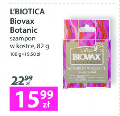 szampon w kostce biovax malina