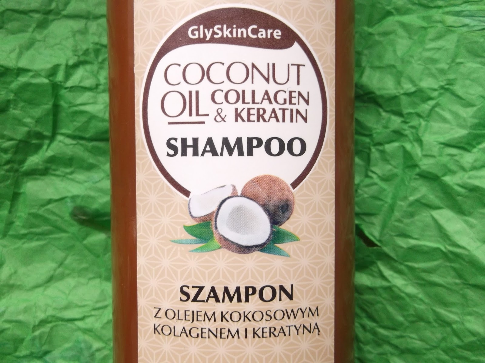szampon z olejem kokosowym kolagenem i keratyną