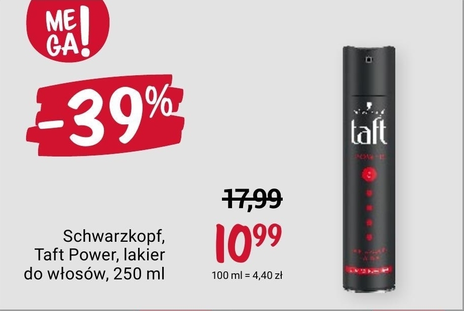 taft lakier do włosów 4 rossmann cena