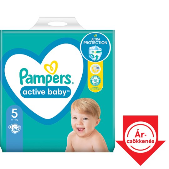 tesco pampers active baby 5