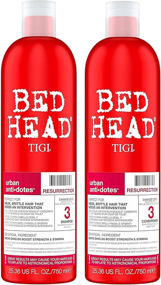 tigi bed head szampon czerwony