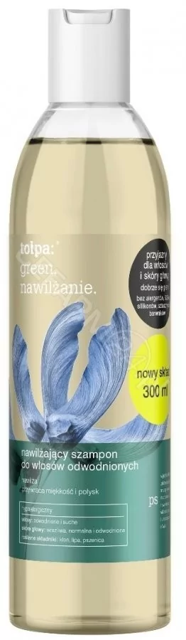 tołpa green nawilżanie szampon nawilżający szampon do włosów odwodnionych kwc