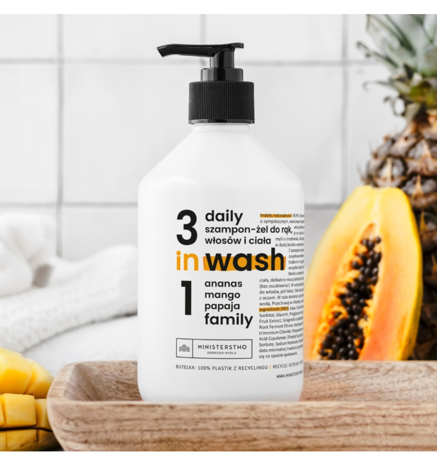 tradycyjne mydło szampon w kostce mango