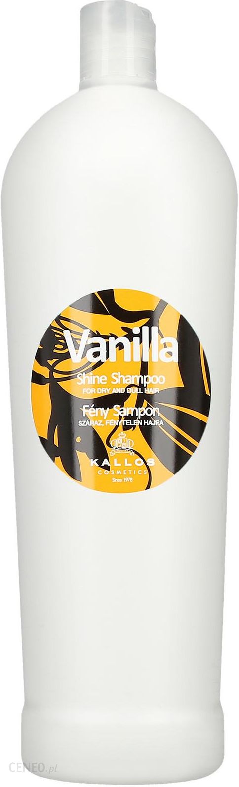 vanilla shine shampoo nabłyszczajacy szampon waniliowy do włosów suchych