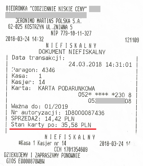 voucher rabatowy pieluchy biedronka jak sprawdzic