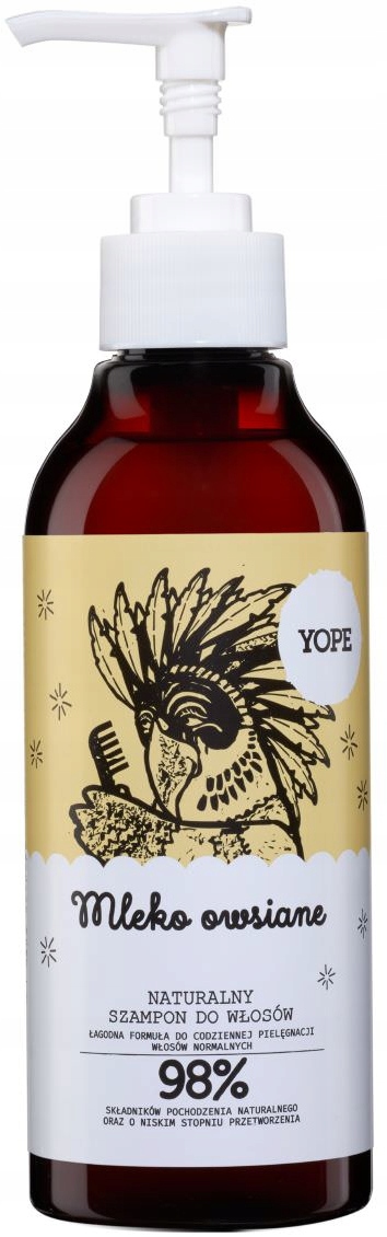yope szampon do włosów mleko owsiane
