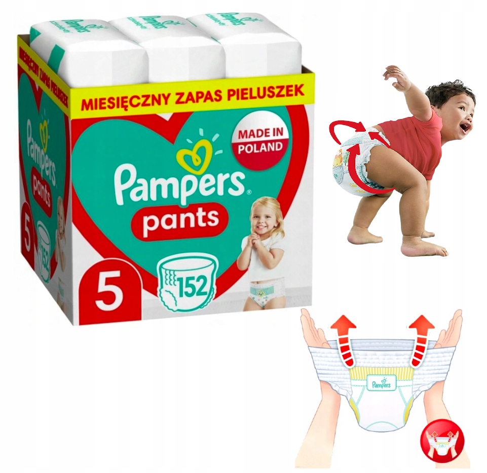 zestawy pampers na cały miesiąc