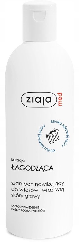 ziaja med kuracja przeciwświądowa szampon łagodzący 300 ml