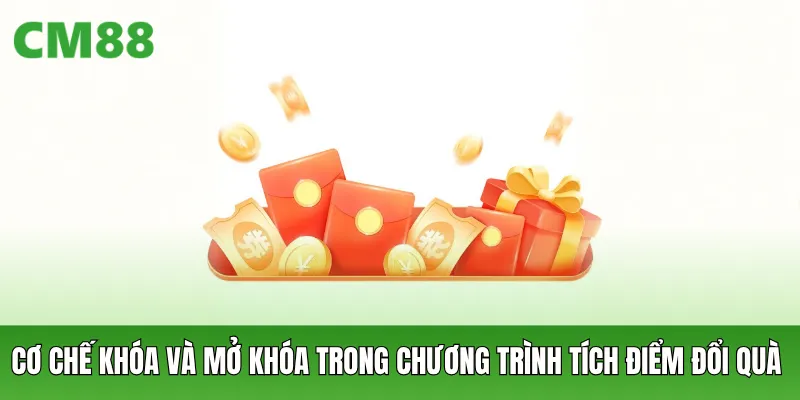 Cơ chế khóa và mở khóa trong chương trình tích điểm đổi quà